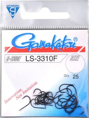 Gamakatsu LS-3310 Haken 10 25pcs NS Black