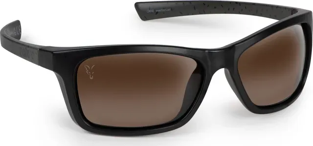 Fox Collection Polarized Glasses Wraps Green Black Brown