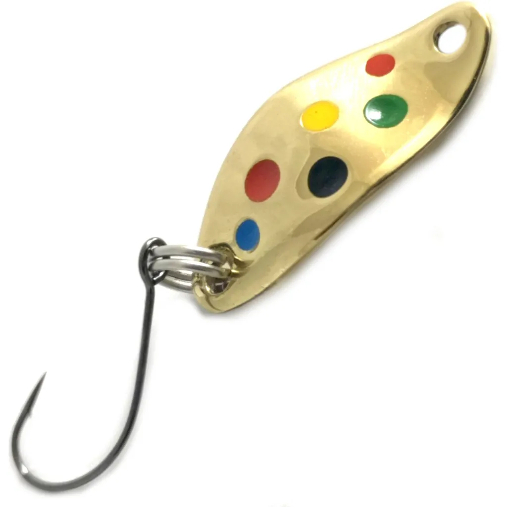 Troutwerk Spoon 1.5g 2.3cm Gold Mehrfarbige Punkte