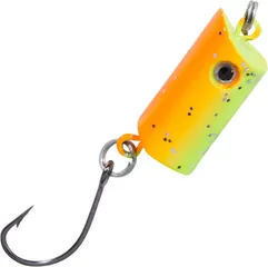 Balzer Forellen Pellet Popper Wobbler Orange-Gelb-Glitter 2cm 3g
