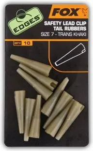 Fox Edges Lead Clip Tail Rubber 10pcs