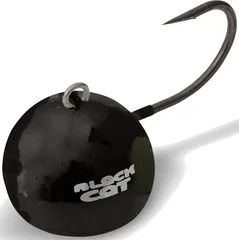 Black Cat Fire-Ball Jig Head #6/0 200g Schwarz