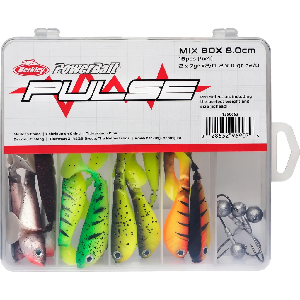 Berkley Pulse Shad Box 8cm Assorted