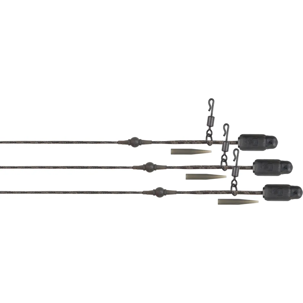 Fox Edges Naturals Heli-Clip Rigs 40lb 18.14kg 75cm 3pc