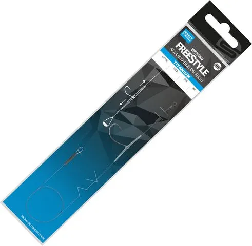 Spro Freestyle Titanium Adjust DS Rig 4 50cm 11kg Gamakatsu Worm 39