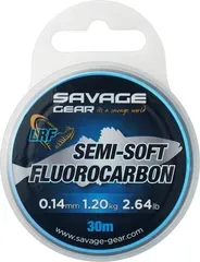 Savage Gear Semi-Soft Fluorocarbon LRF 0.14mm 1.2kg 30m Clear