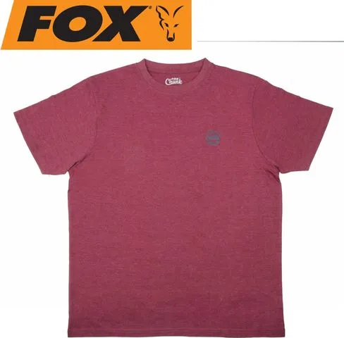 Fox Chunk Classic Plum Marl T-Shirt M Short Sleeve