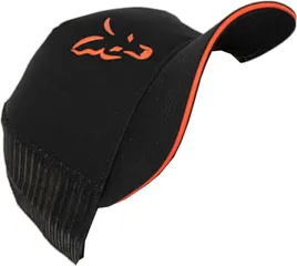 Fox Collection Trucker Cap Black & Orange 100% Polyester