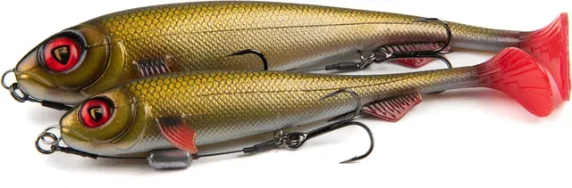 Fox Rage Super Slick Shad 18cm 49g UV Golden Prey Pre-rigged