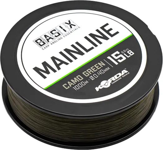 Korda Camo Green Basix Main Line 0.40mm 6.8kg 1000m