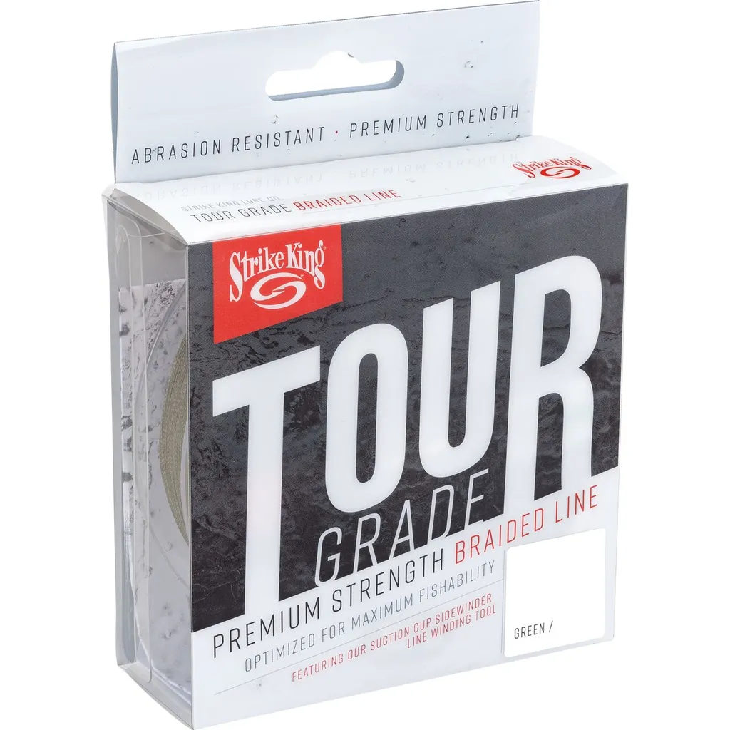 Strike King Tour Grade Braid 0.16mm 3.6kg Grün