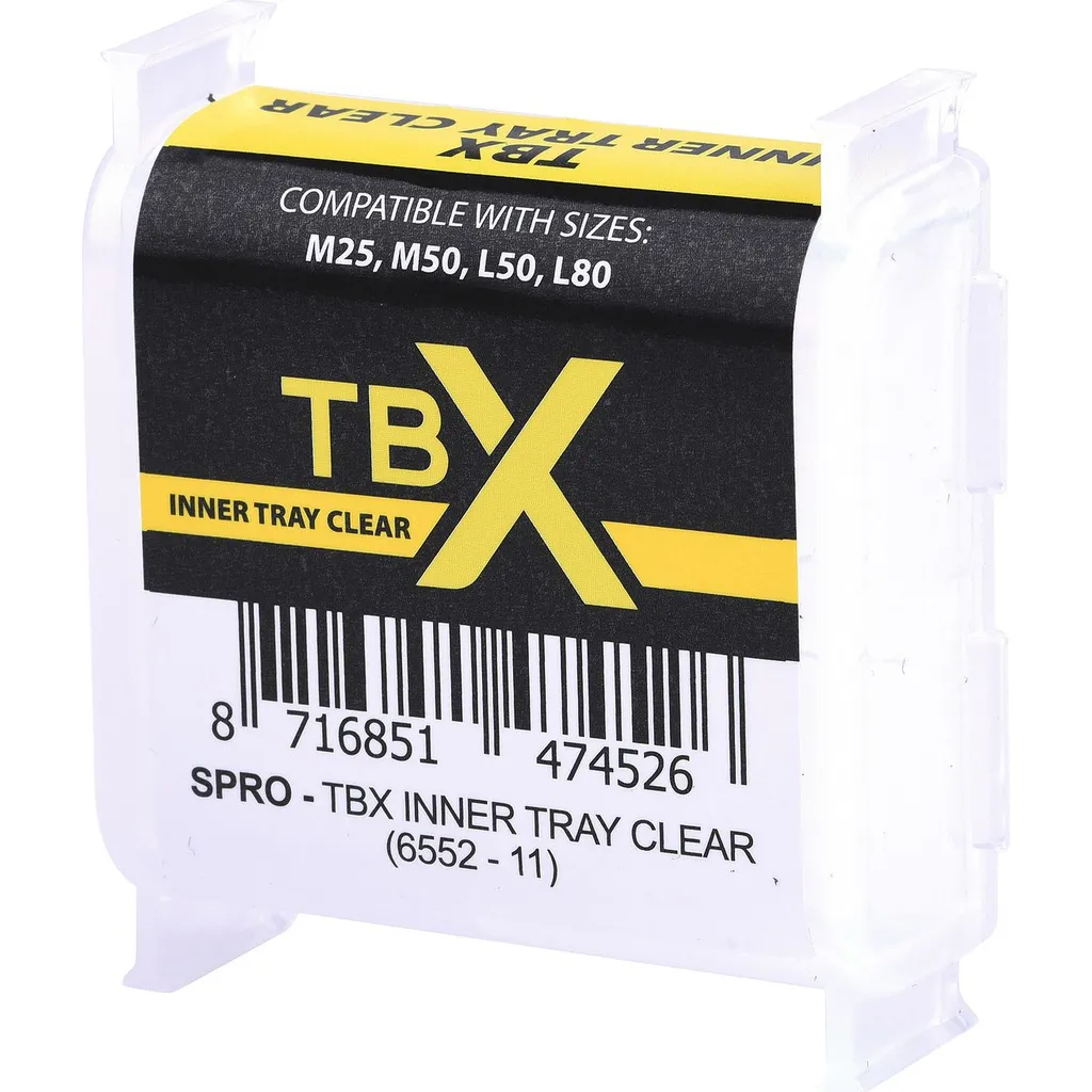 Spro TBX Inner Tray Angelkoffer Clear 4.5x5.5x1.7cm