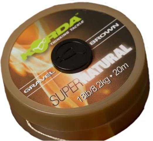 Korda Super Natural Vorfach und Zubehör 20m 11.3kg Gravel