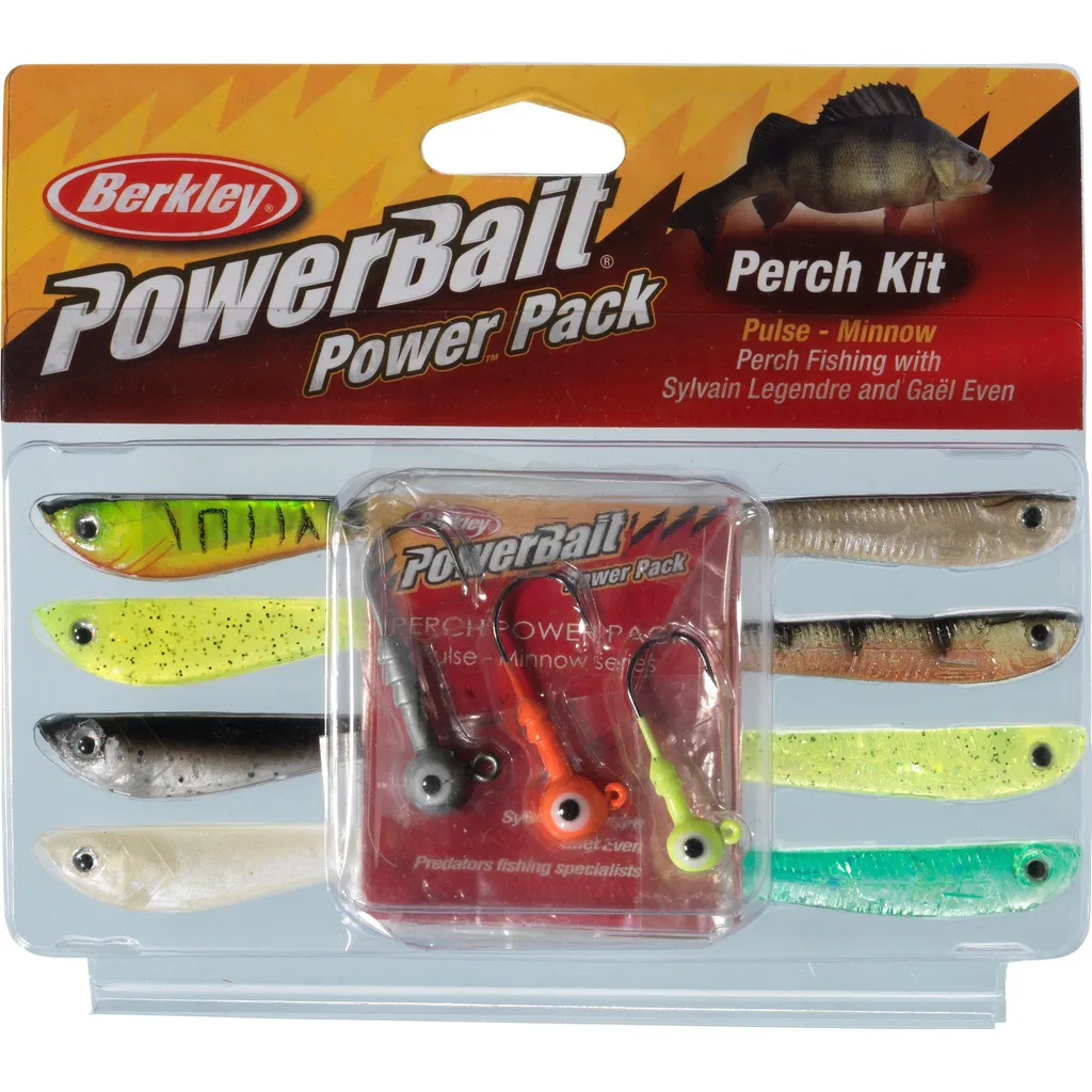 Berkley PowerBait® Pro Pack Perch Minnow Kunstköderset 35g Assorted