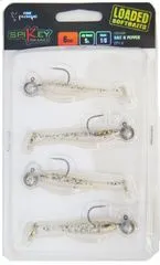 Fox Rage Spikey Shads Loaded 6cm 5g 1/0 Salt N Pepper