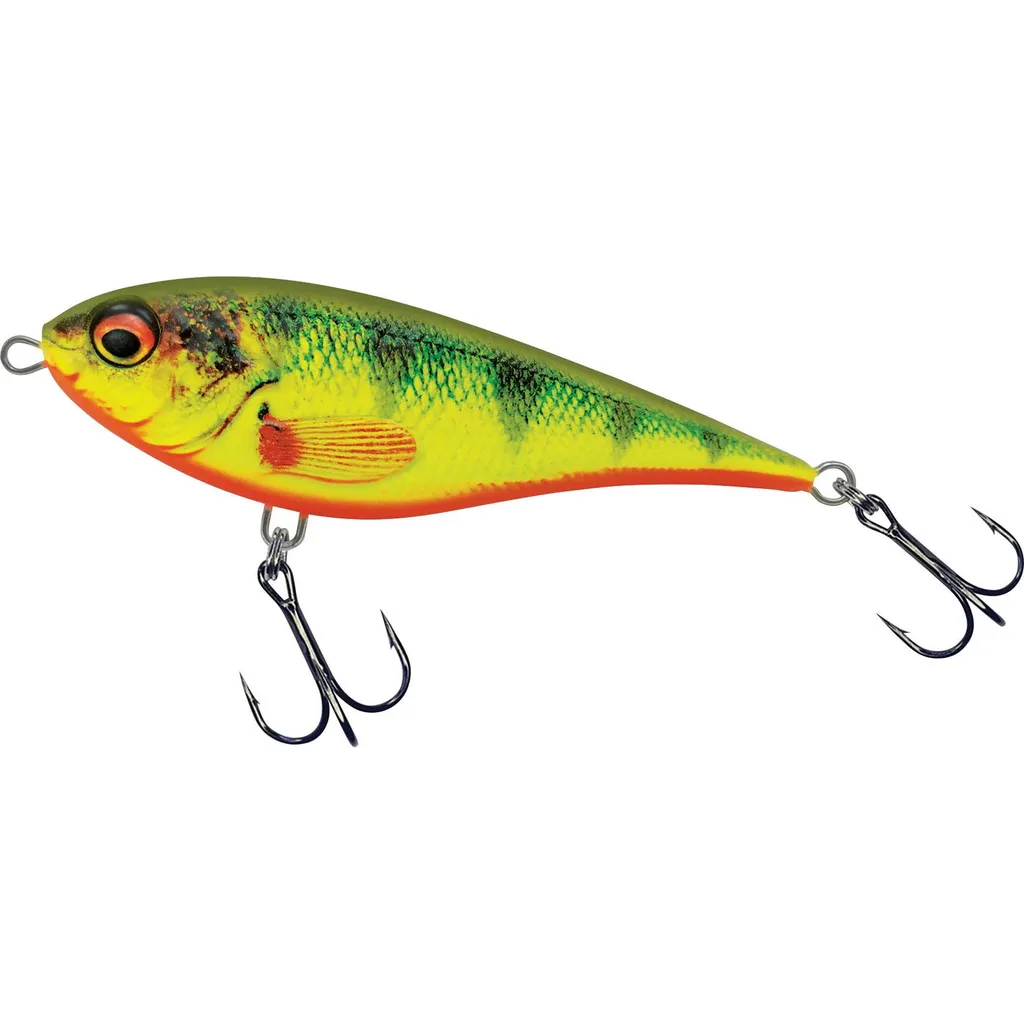 Balzer MK Super Natural Jerk Rotauge 10cm 28g Fire Barsch