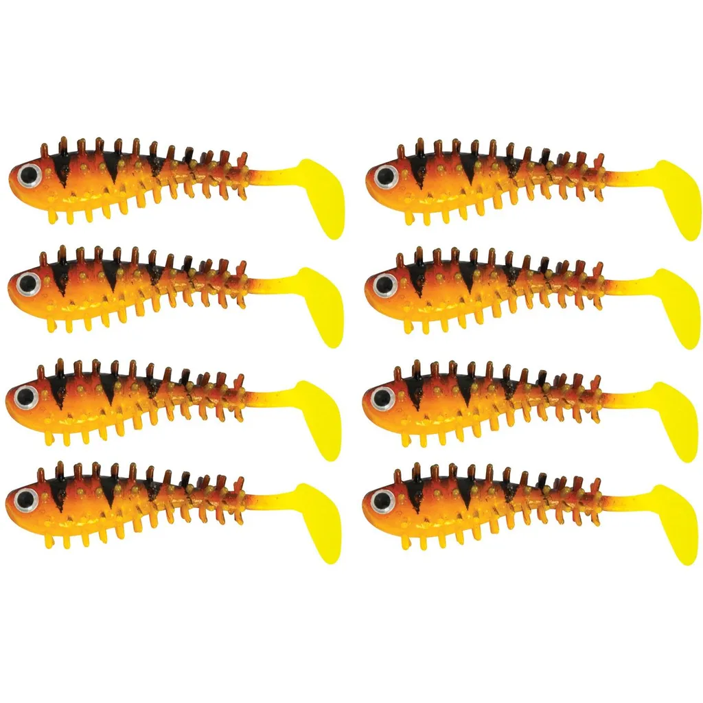 Fox Rage Micro Spikey Fry Gummiköder 4cm Hot Tiger