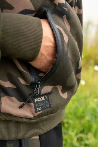 Fox Camo Full Zip Premium 310 Hoodie L