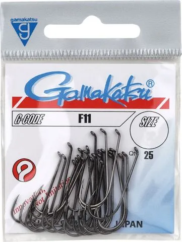 Gamakatsu F11 Haken 10 25pcs Black