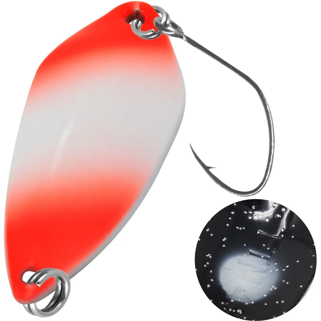 FTM Spoon Tremo 2.9cm 0.9g Neon Orange Lumi/Schwarz M. Glitter Lumi