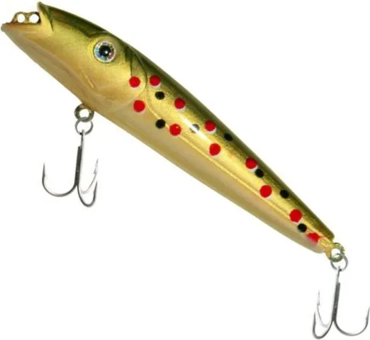 Zebco Biedron Wobbler Swanky Jack Crankbait 9cm 14g Slow Sinking Brown Trout