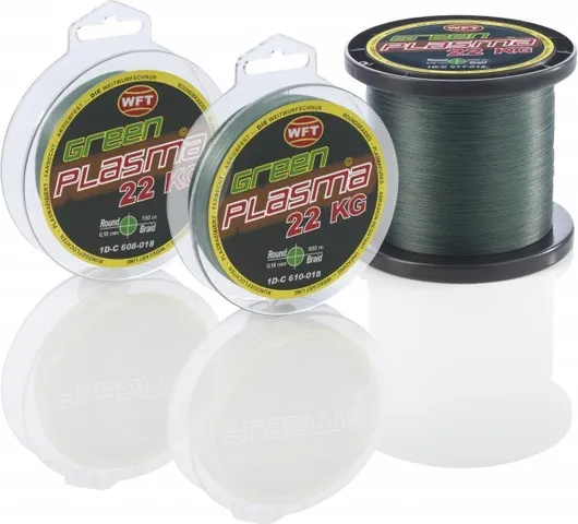 WFT KG Plasma Round Braided Line 0.26mm 31kg 600m Green