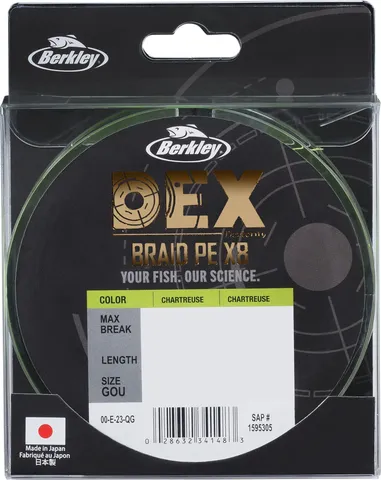 Berkley DEX x8 0.14mm 150m 12.9kg Chartreuse