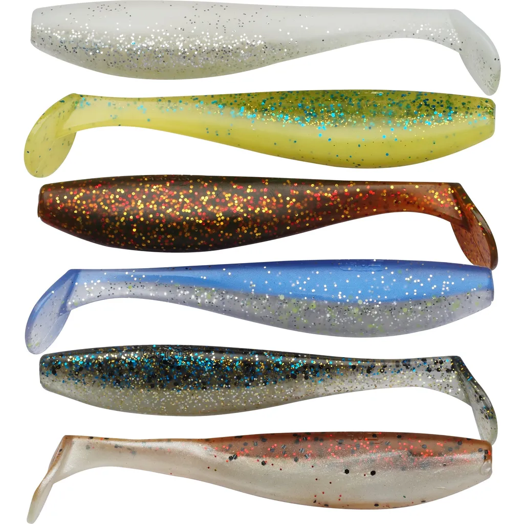 Abu Garcia Paddletail Kit Softbait 10cm 6pc Assorted