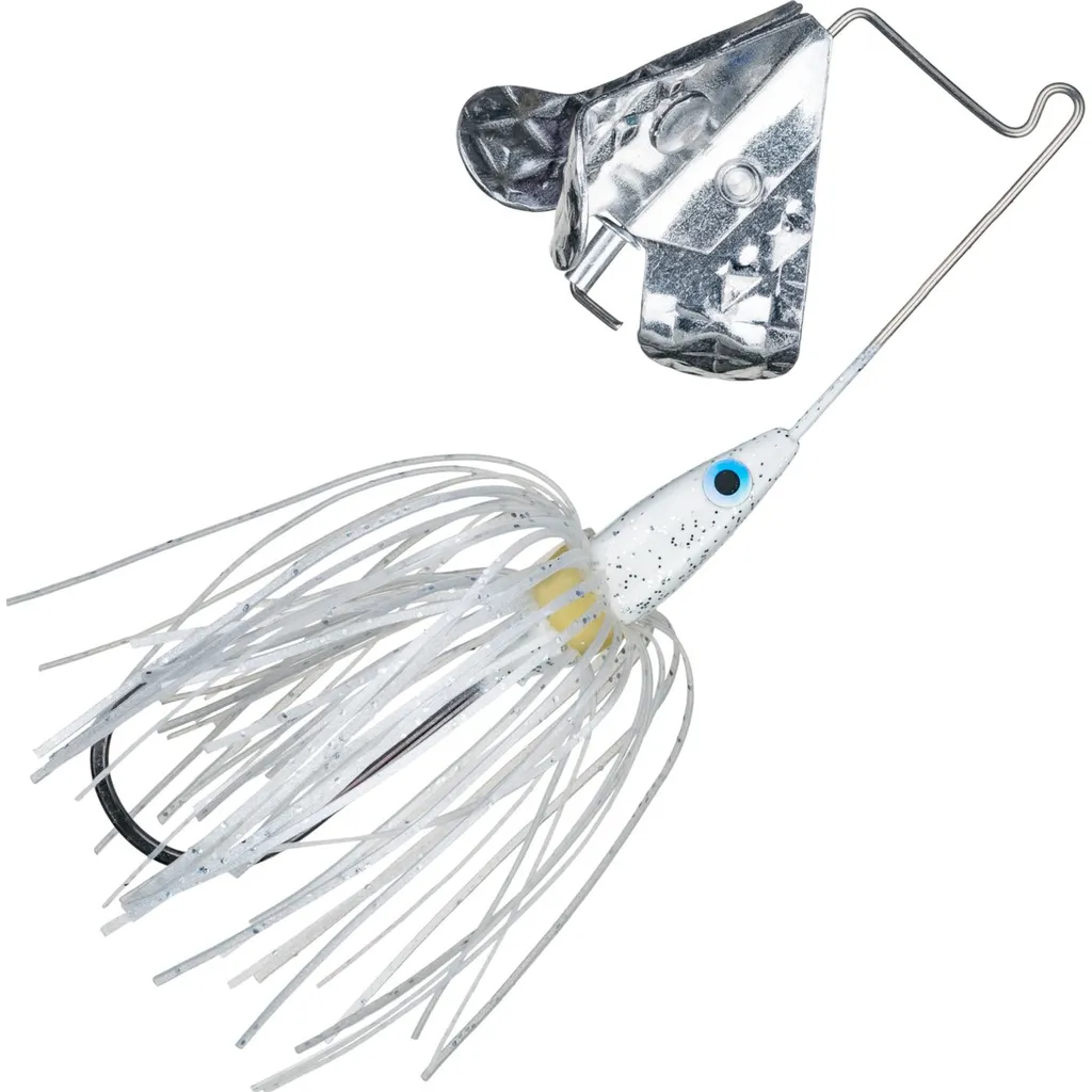 Strike King Tri-Wing Mini Buzz King Spinnerbaits 3.5g White