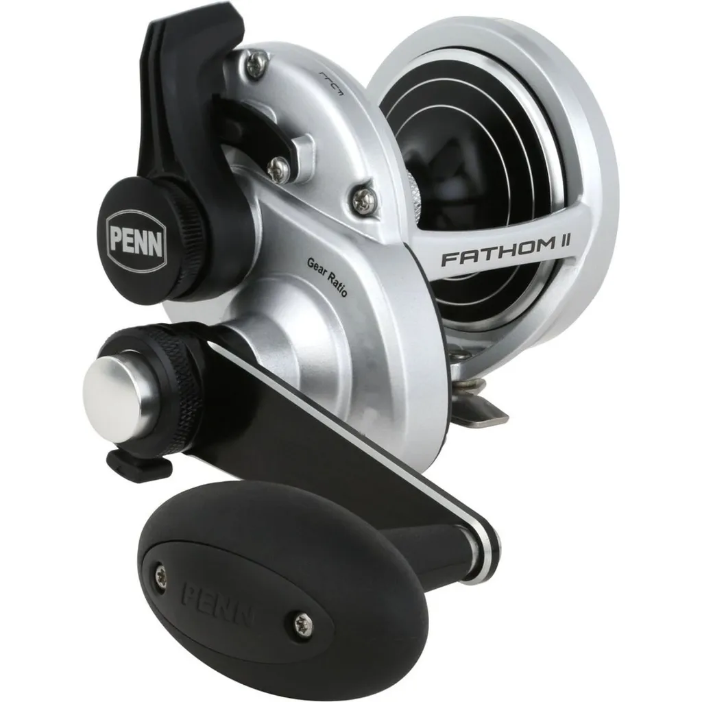 Penn Fathom II Meeresrollen 40N LD 2 Speed RH 6.0:1 1.9:1 683g