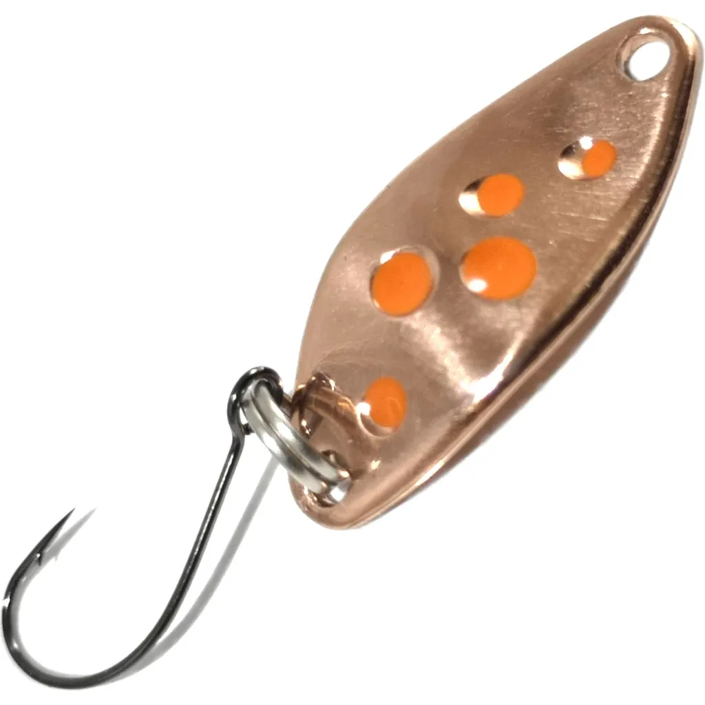 Troutwerk Spoon 1.5g 2.3cm Kupfer Orange Punkte