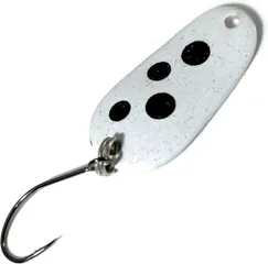 Troutwerk Spoon 2.8cm 3g White/Black Dots