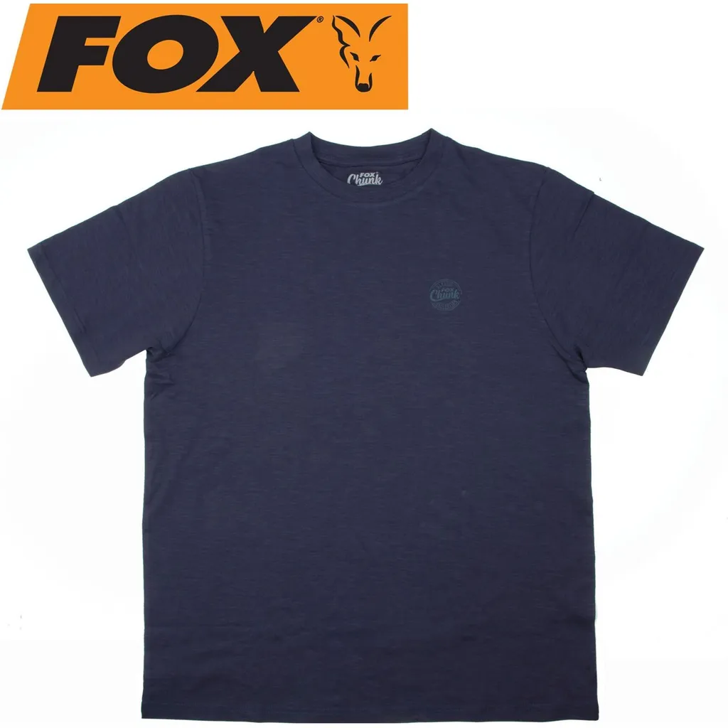 Fox Chunk Classic T-Shirt S Navy Marl