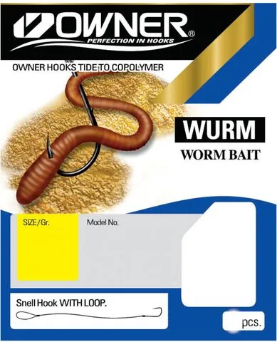 Owner Wurmhaken RL-5123 Haken 65cm Gebunden