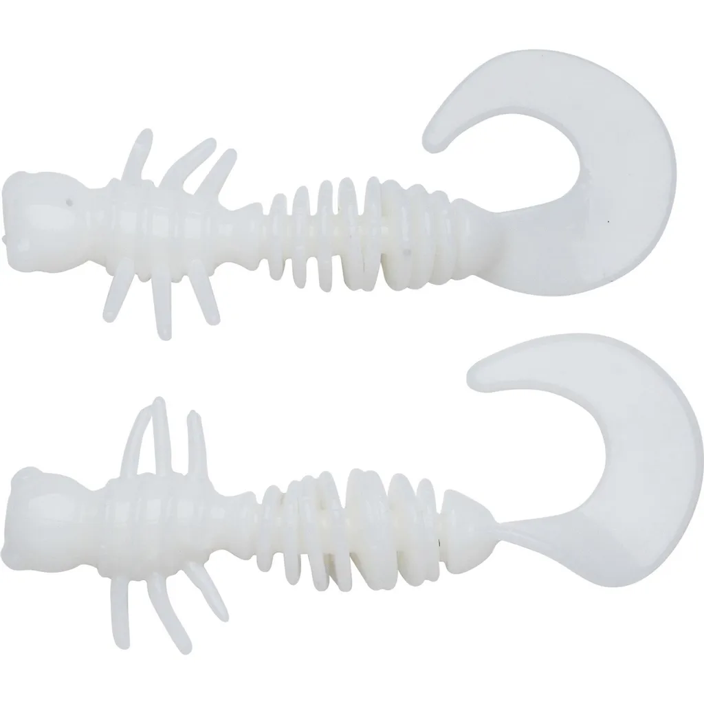 Berkley PowerBait Power Curly Gummiköder 4cm Milky White