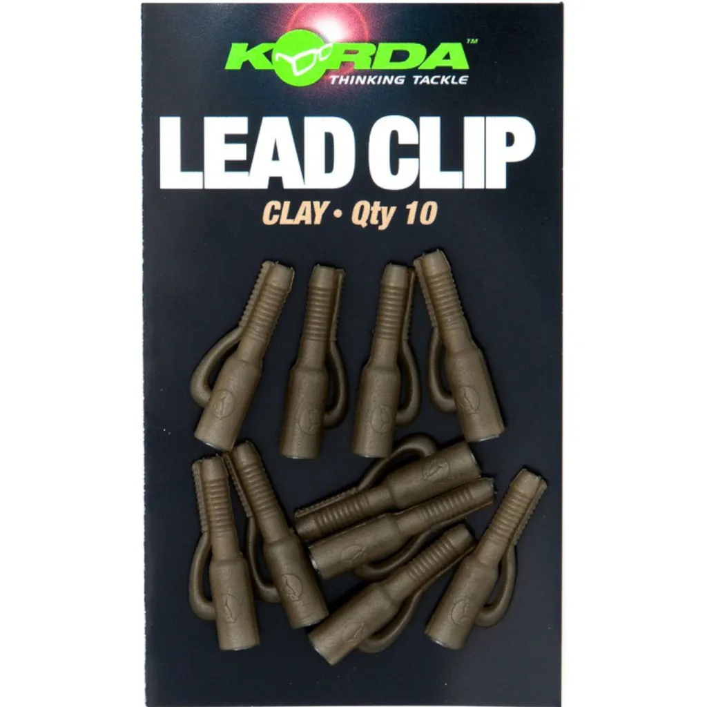 Korda Safe Zone Lead Clips Clay