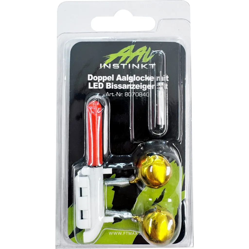 FTM Doppel Aalglocke Mit LED Bissanzeiger Rot
