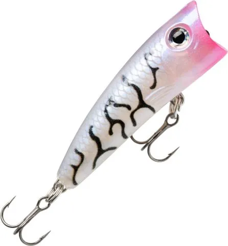 Rapala Ultra Light Pop Oberflächenköder 3g 4cm Glass Pearl Tiger UV