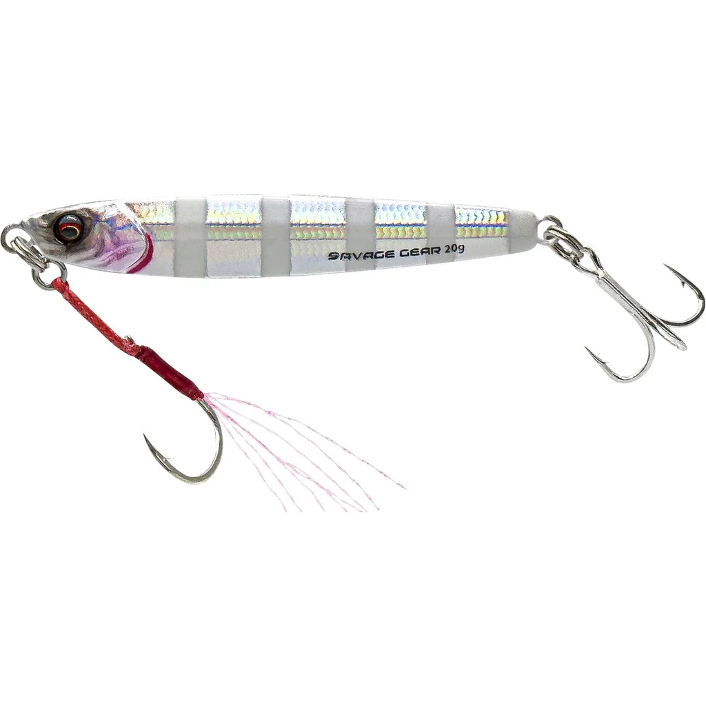 Savage Gear 3D Jig Minnow Meeresköder 7.5cm 20g Zebra Blue Glow