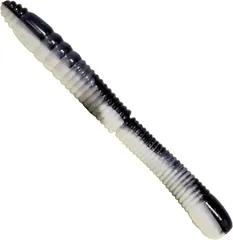 FTM Omura Baits Wurmy Käse Gummiköder 6.5cm 15.8g Schwarz / Weiß