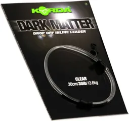 Korda Dark Matter Leader Drop Off Inline 30cm 30lb Clear