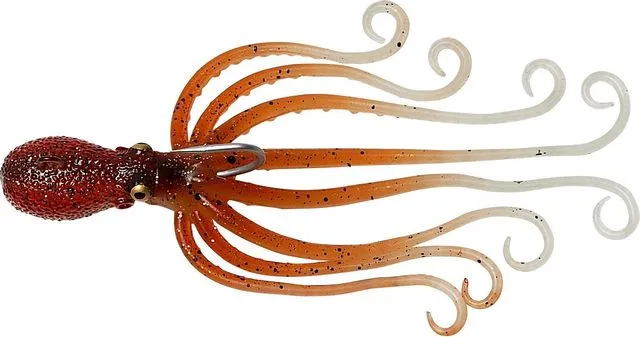 Savage Gear 3D Octopus 20cm 185g Sinking Brown Glow