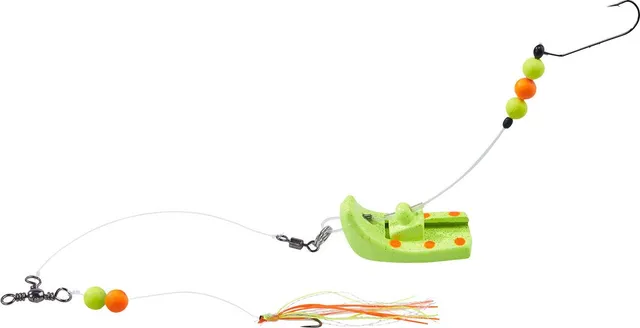 Balzer Plattfisch Perchman Rig #1 40g Yellow/Red Dots