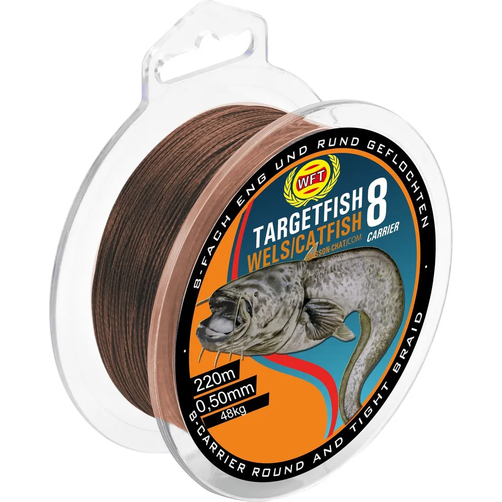 WFT TF8 Catfish Geflochtene Schnur 220m 0,5mm 48kg