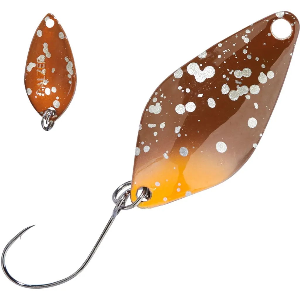 Balzer Sunny Forellenspoons 2,5cm 1,6g Braun Gold Glitter