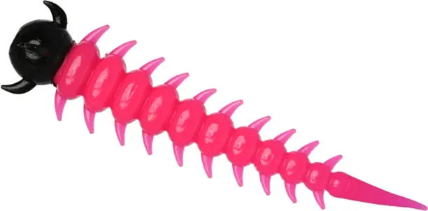Westin Greedy Worm 5.5cm 8pc Floating Pink/Black