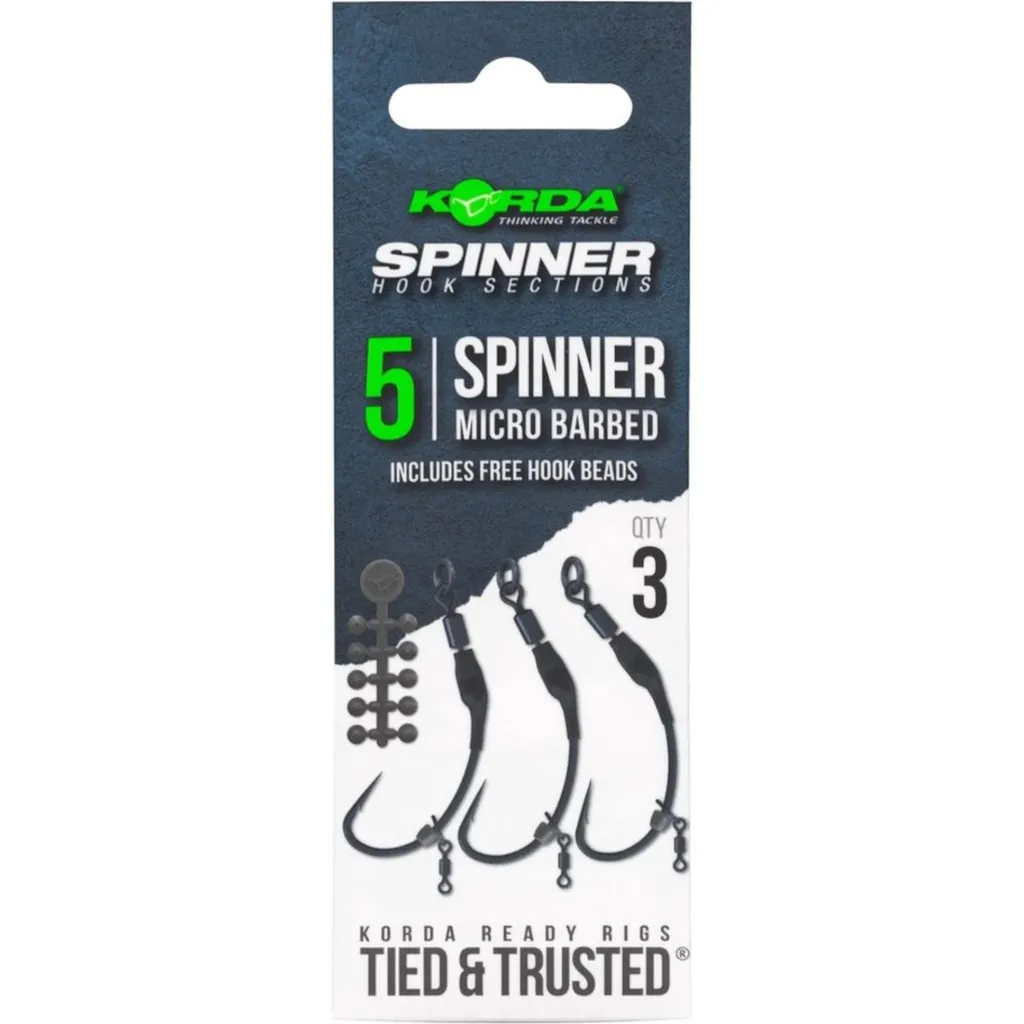 Korda Spinner Haken-Sektion #5 3er