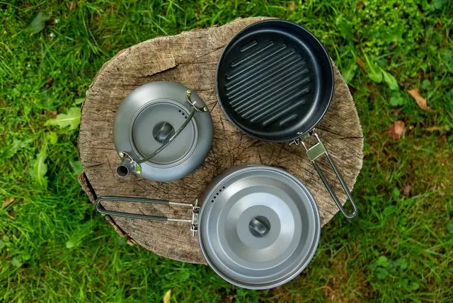 Fox Cookware 3 Piece Cook Set 0.9L Aluminium