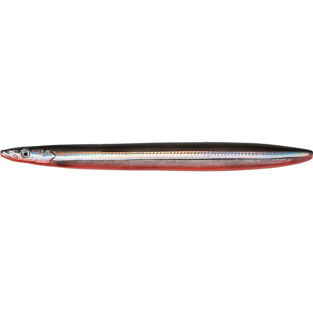 Savage Gear 3D Line Thru Sandeel Meerforellenköder 8.5cm 11g Black/Red