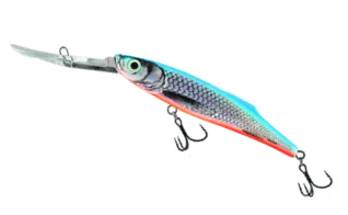 Salmo Freediver Super Deep Runner 9cm 12.2m 24.8g Silver Blue